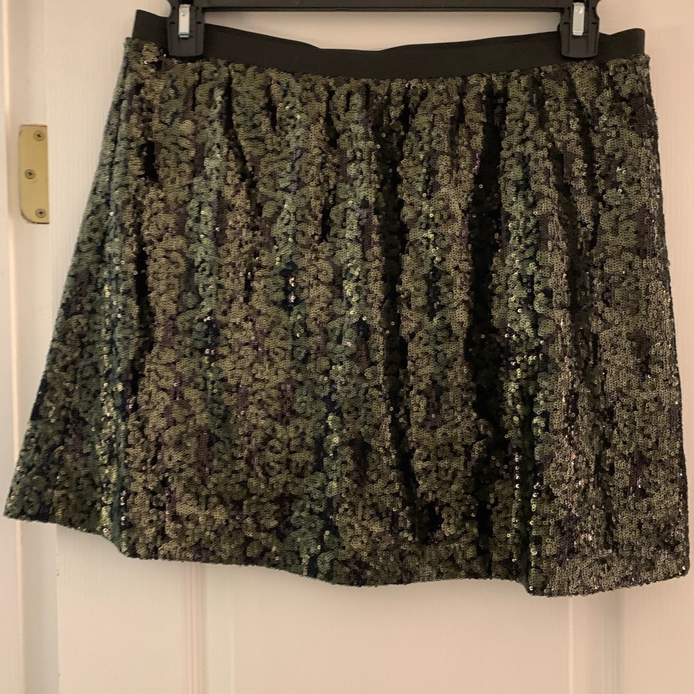 EUC Joe Fresh | Sequin Lined Skirt | Lg